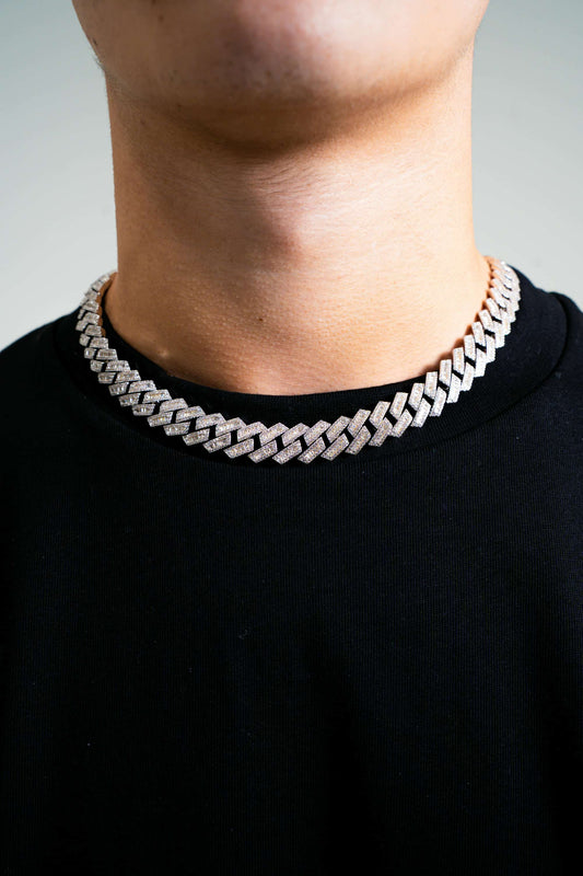 Iced Baguette Miami Cuban Link Chain