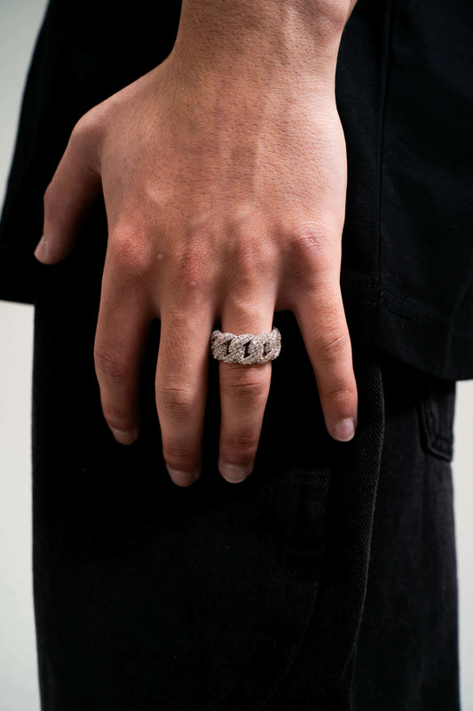 Iced Cuban Link Ring