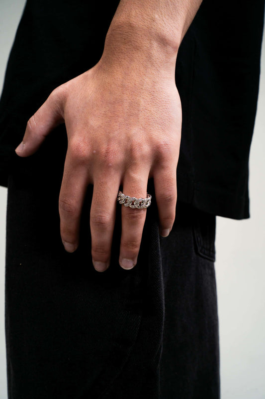 Iced Cuban Link Ring (2)