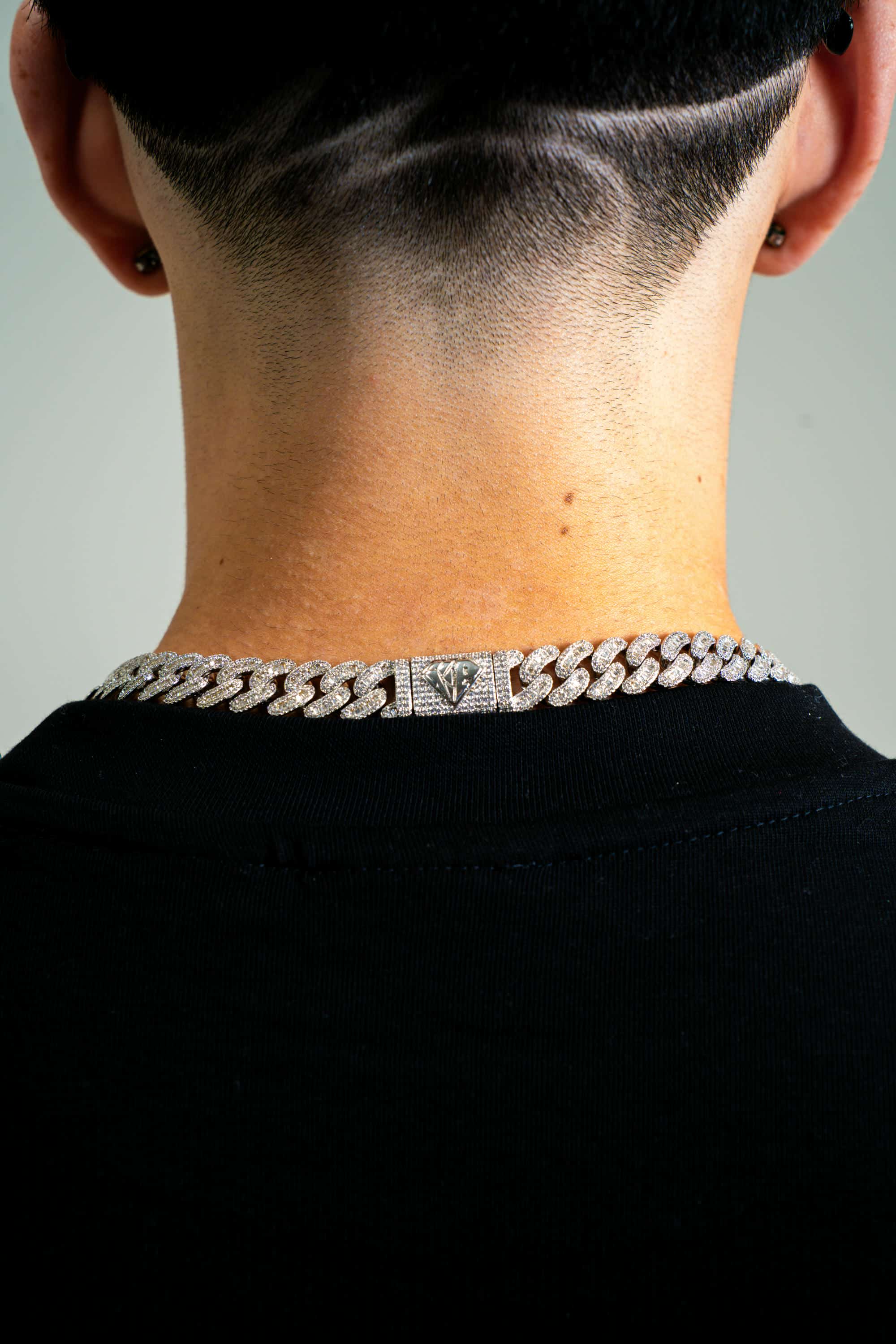 Iced Baguette Cuban Link Chain