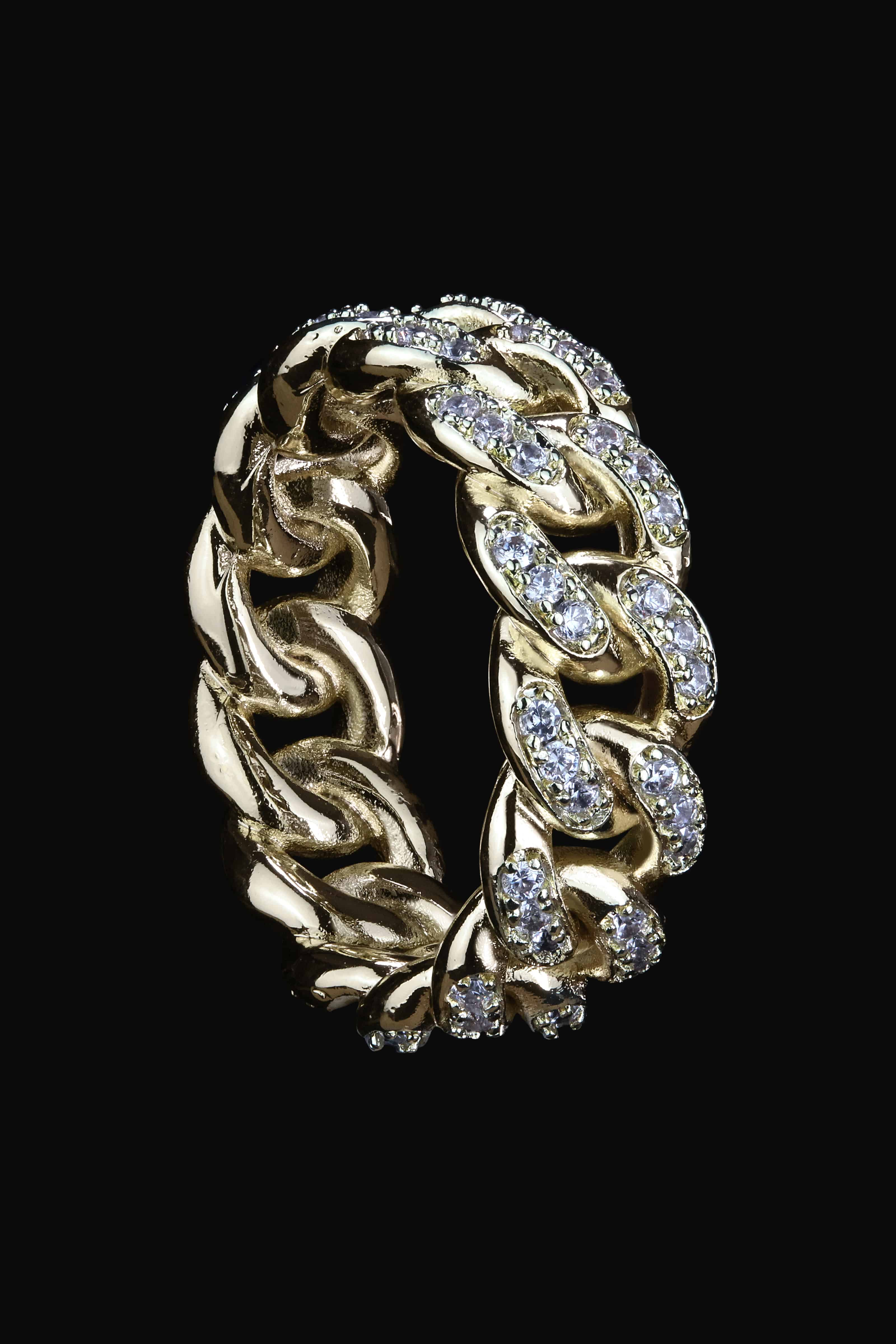 Iced Cuban Link Ring (2)